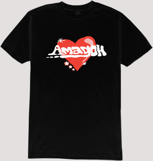 AMAGOH BLACK T-SHIRT