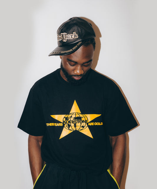 Kofi Stone Star T-Shirt Black