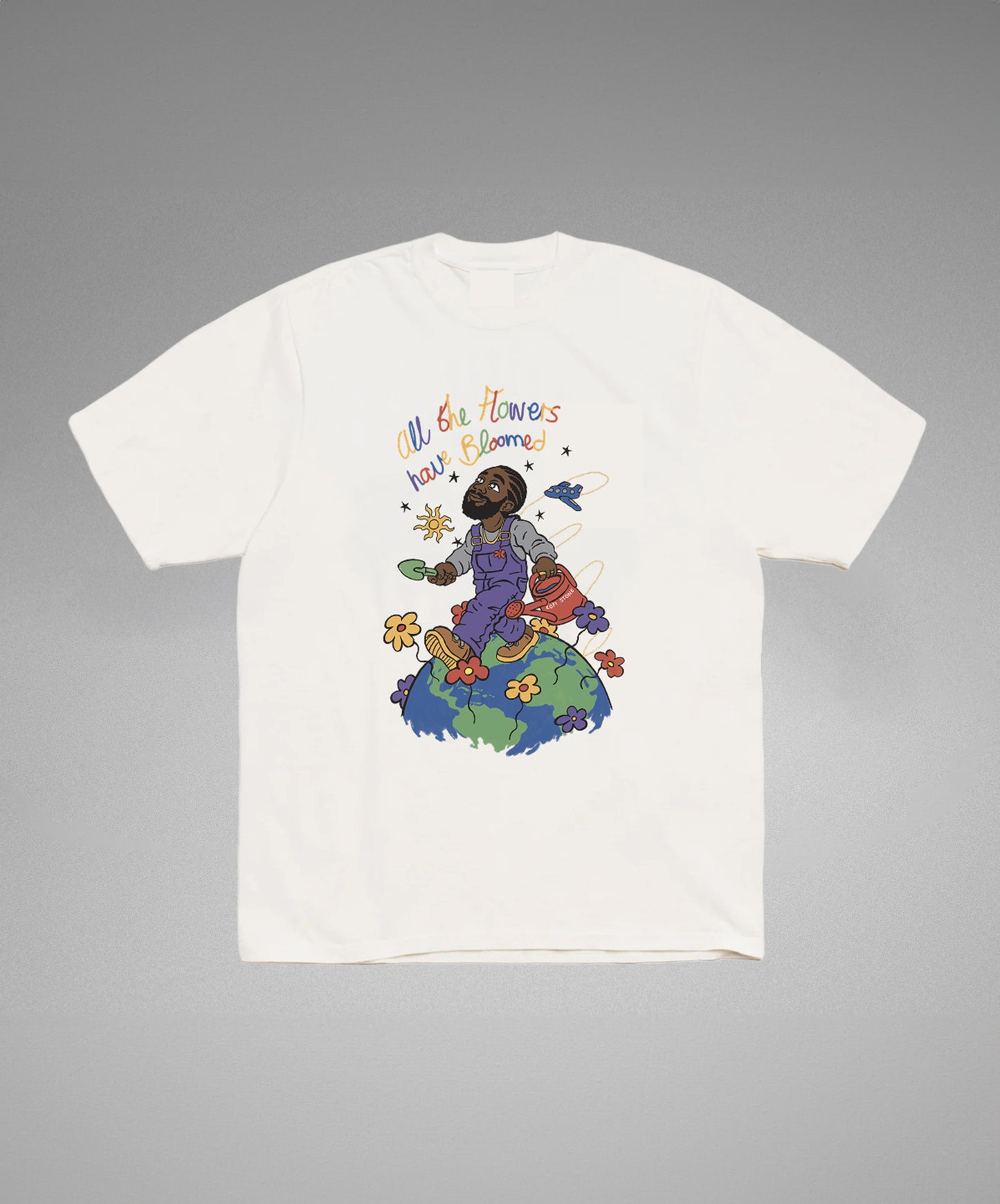 Kofi Stone All The Flowers T-Shirt White