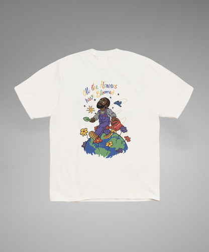 Kofi Stone All The Flowers T-Shirt White